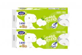 比朵仔有芯短10卷卫生纸
