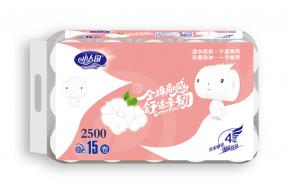 比朵仔无芯短15卷卫生纸