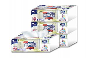 厨房纸巾80抽3连包